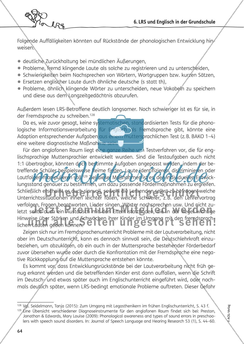 LRS und Englisch in der Grundschule Preview 4