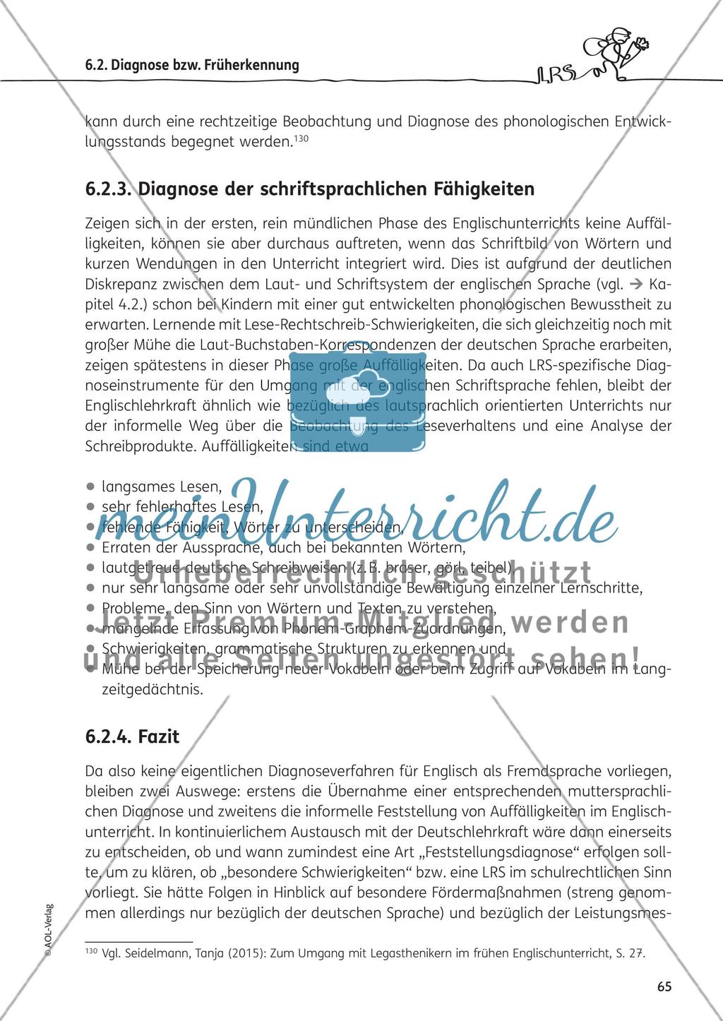 LRS und Englisch in der Grundschule Preview 5