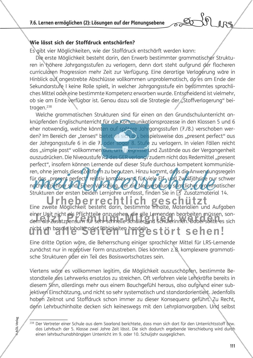 LRS und Englisch in der Sekundarstufe I - Teil 2 Preview 10