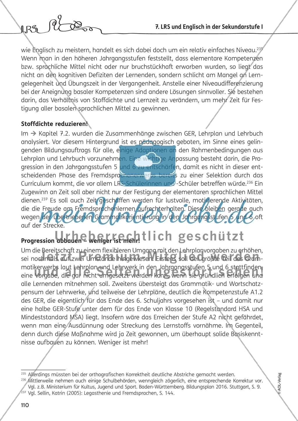 LRS und Englisch in der Sekundarstufe I - Teil 2 Preview 9