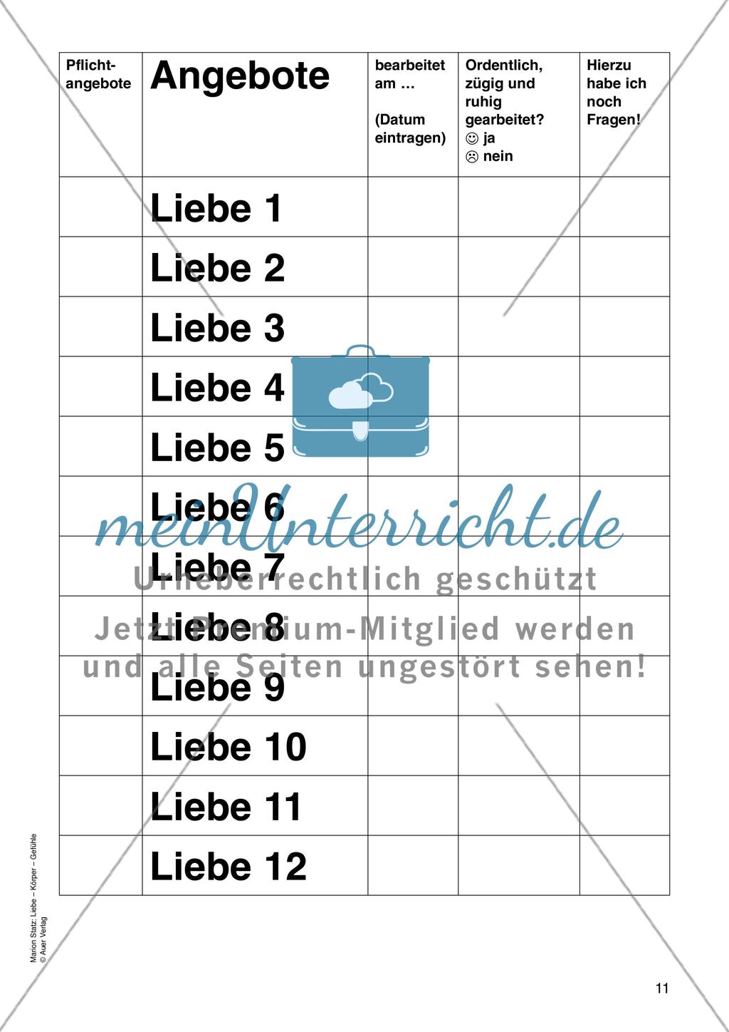 Werkstattmaterialien Liebe - Teil 1 Preview 2