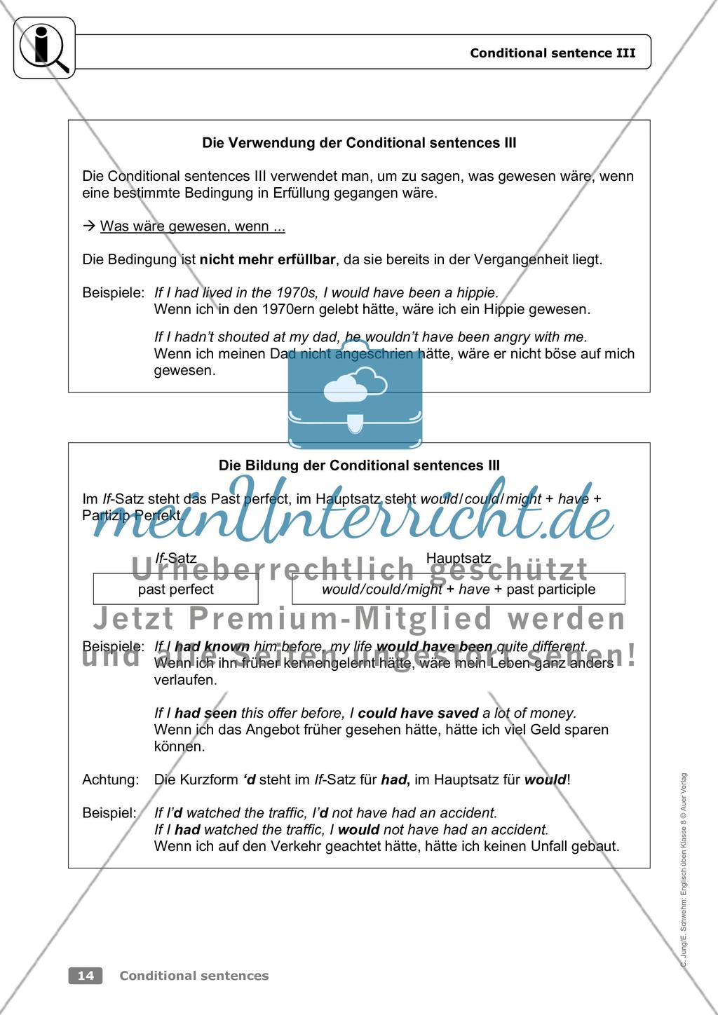 Conditional sentences Preview 10