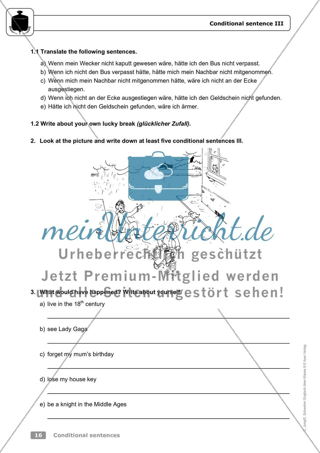 Conditional sentences Preview 12