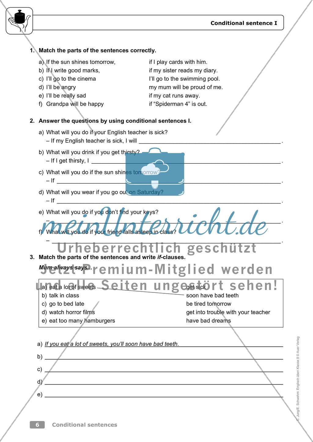 Conditional sentences Preview 2