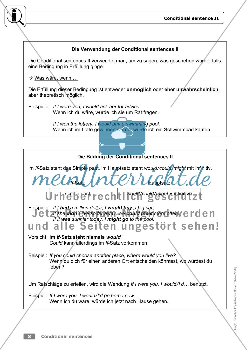 Conditional sentences Preview 4