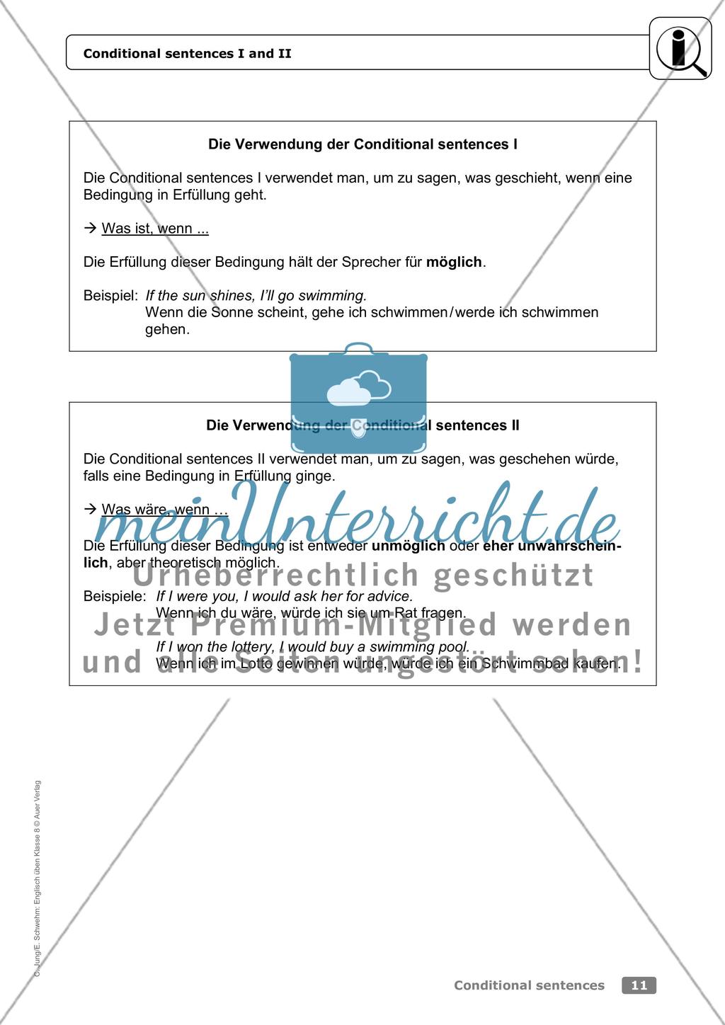 Conditional sentences Preview 7