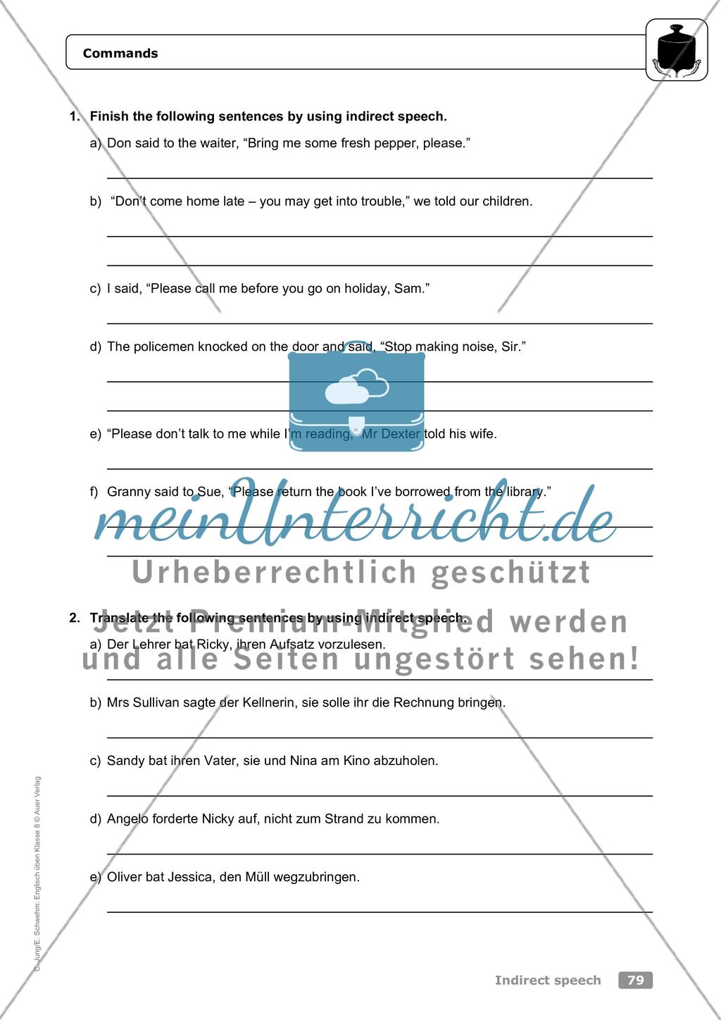 Indirect speech Preview 12