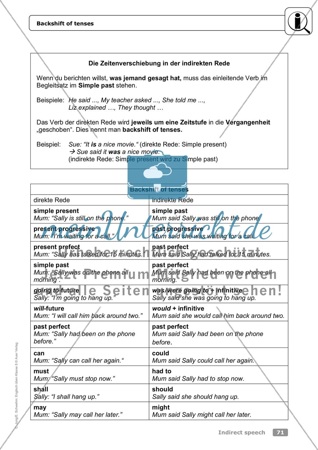Indirect speech Preview 4