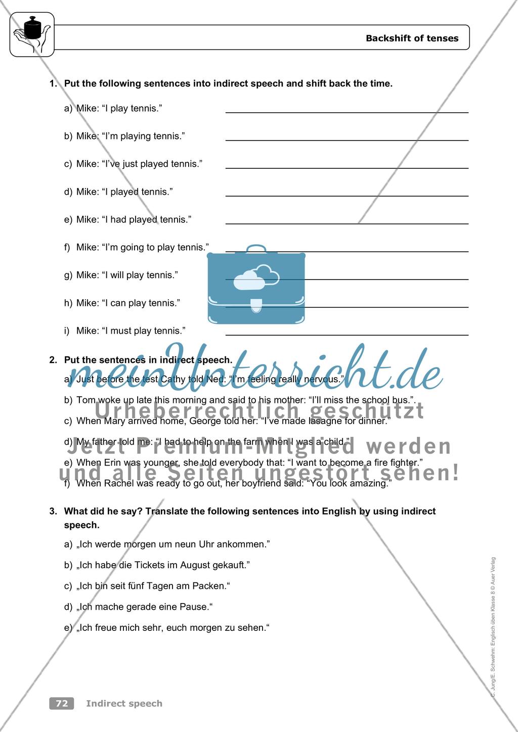 Indirect speech Preview 5