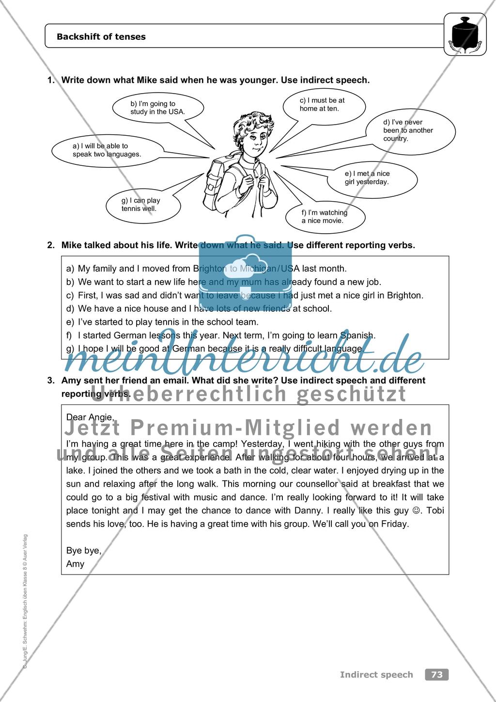 Indirect speech Preview 6