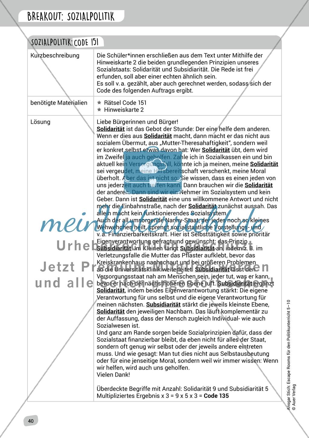 Breakout: Sozialpolitik Preview 4