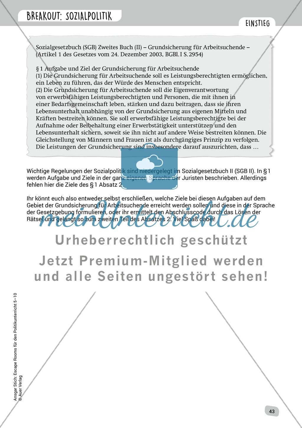 Breakout: Sozialpolitik Preview 7
