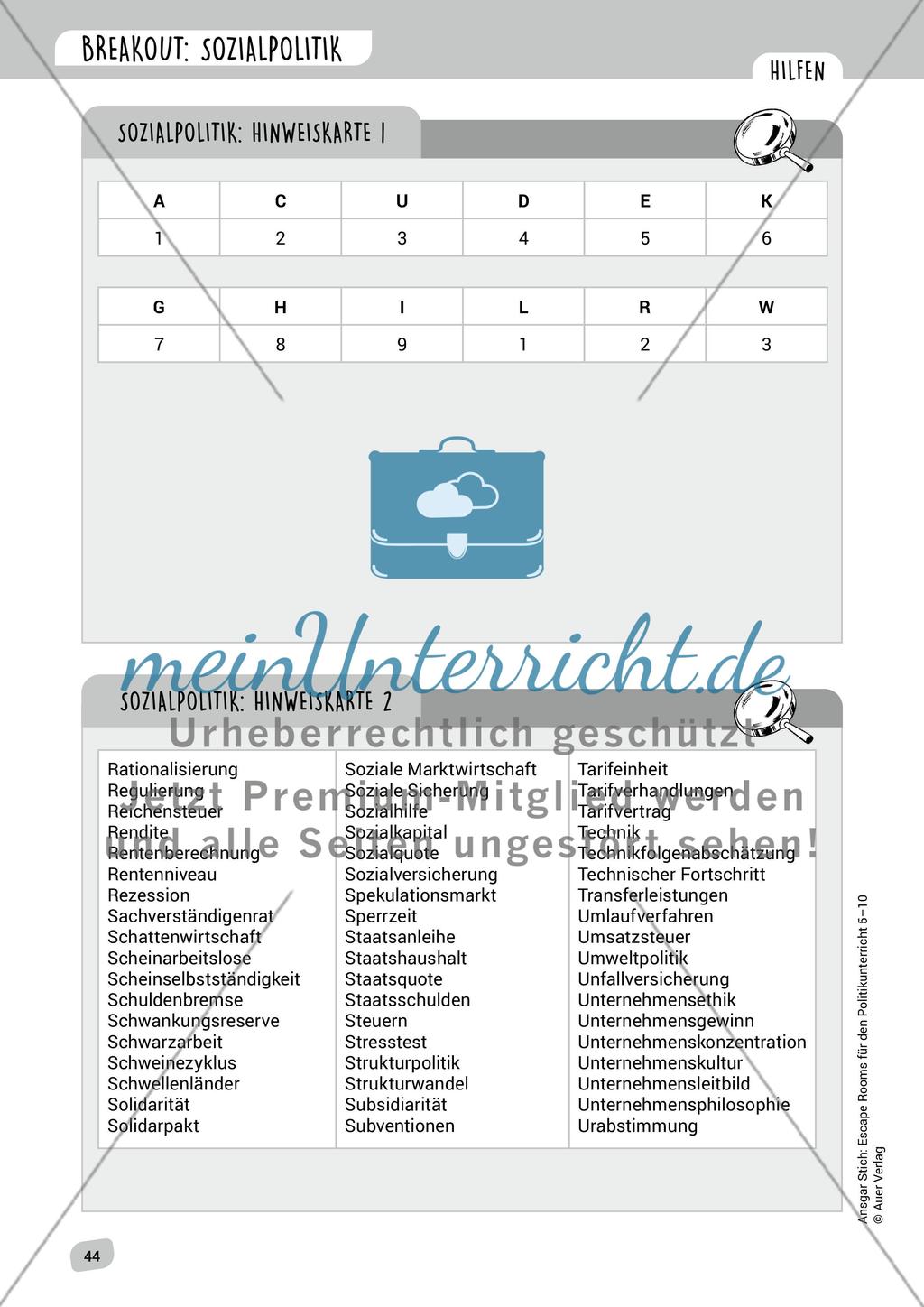 Breakout: Sozialpolitik Preview 8