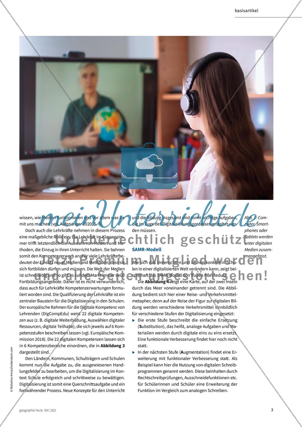 Geographieunterricht digital Preview 2