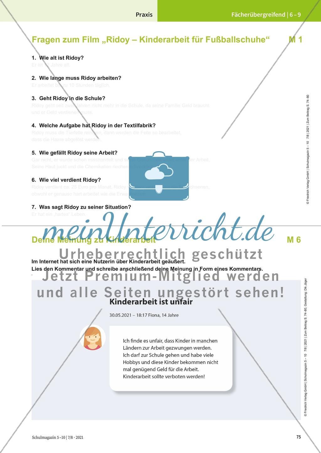 Kinderarbeit und Kinderrechte Preview 2