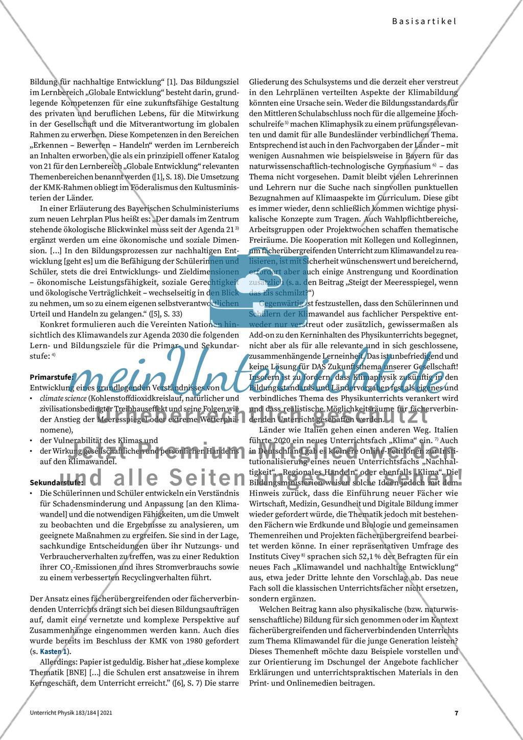 Unterrichtsthema