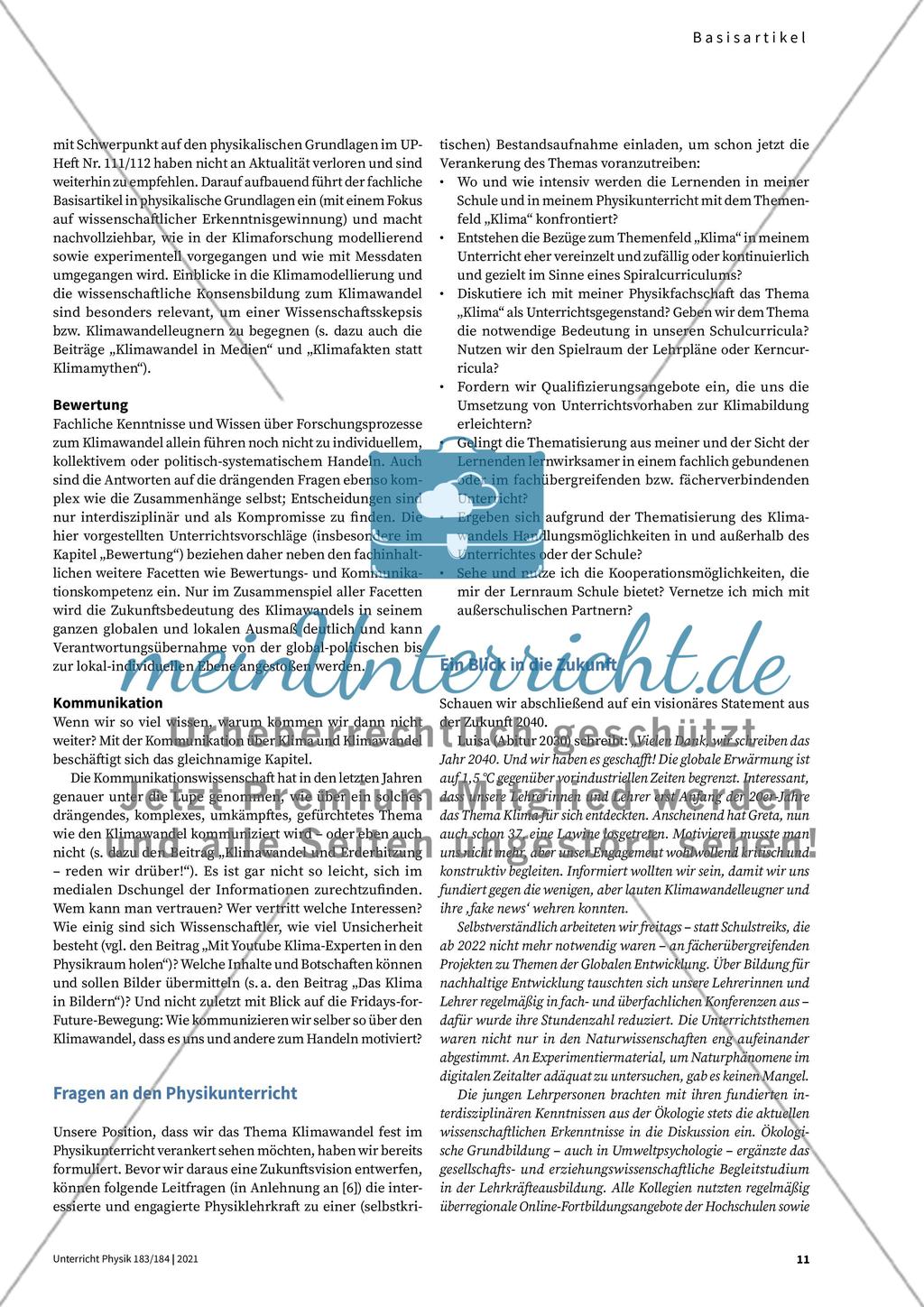 Unterrichtsthema