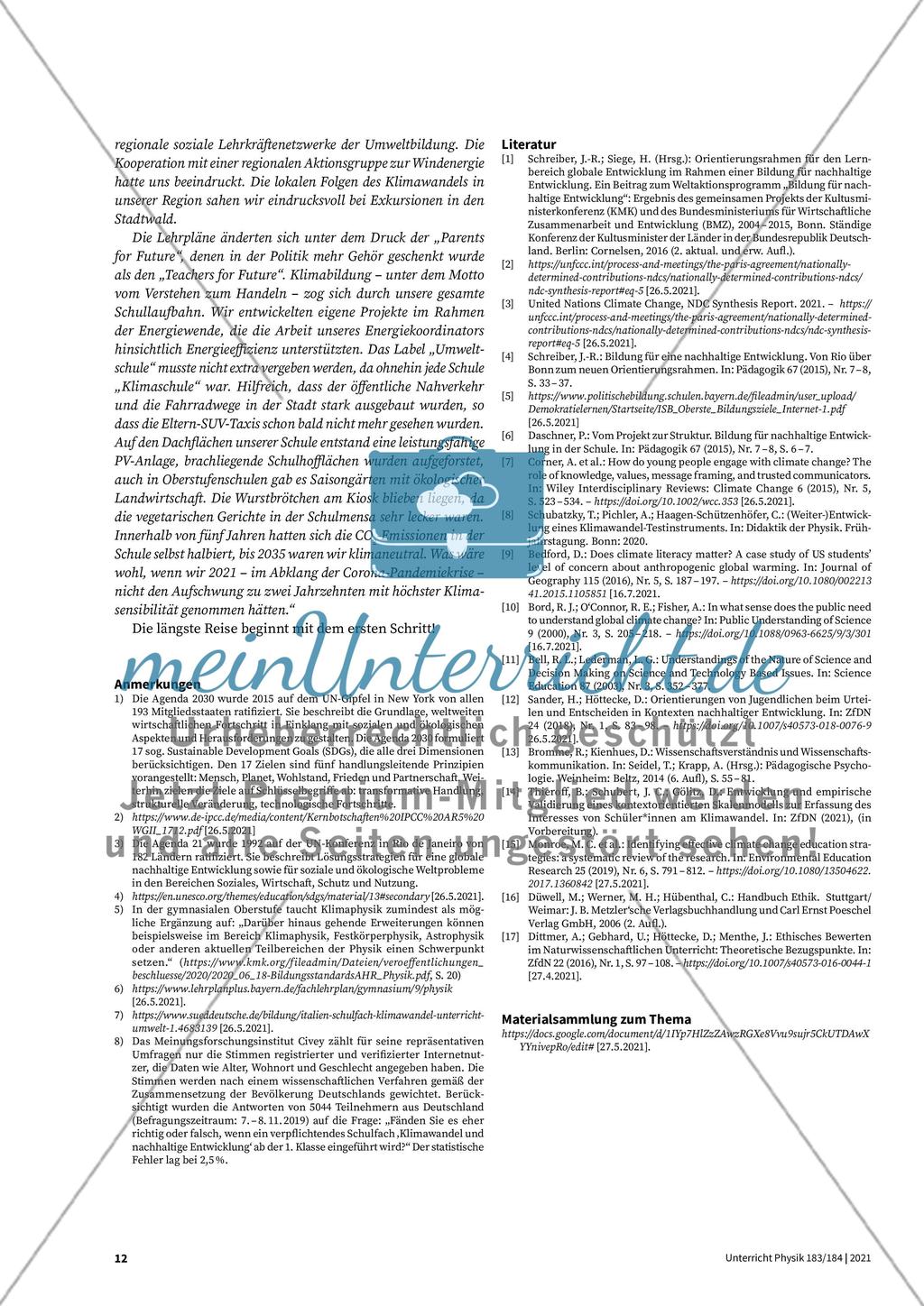 Unterrichtsthema