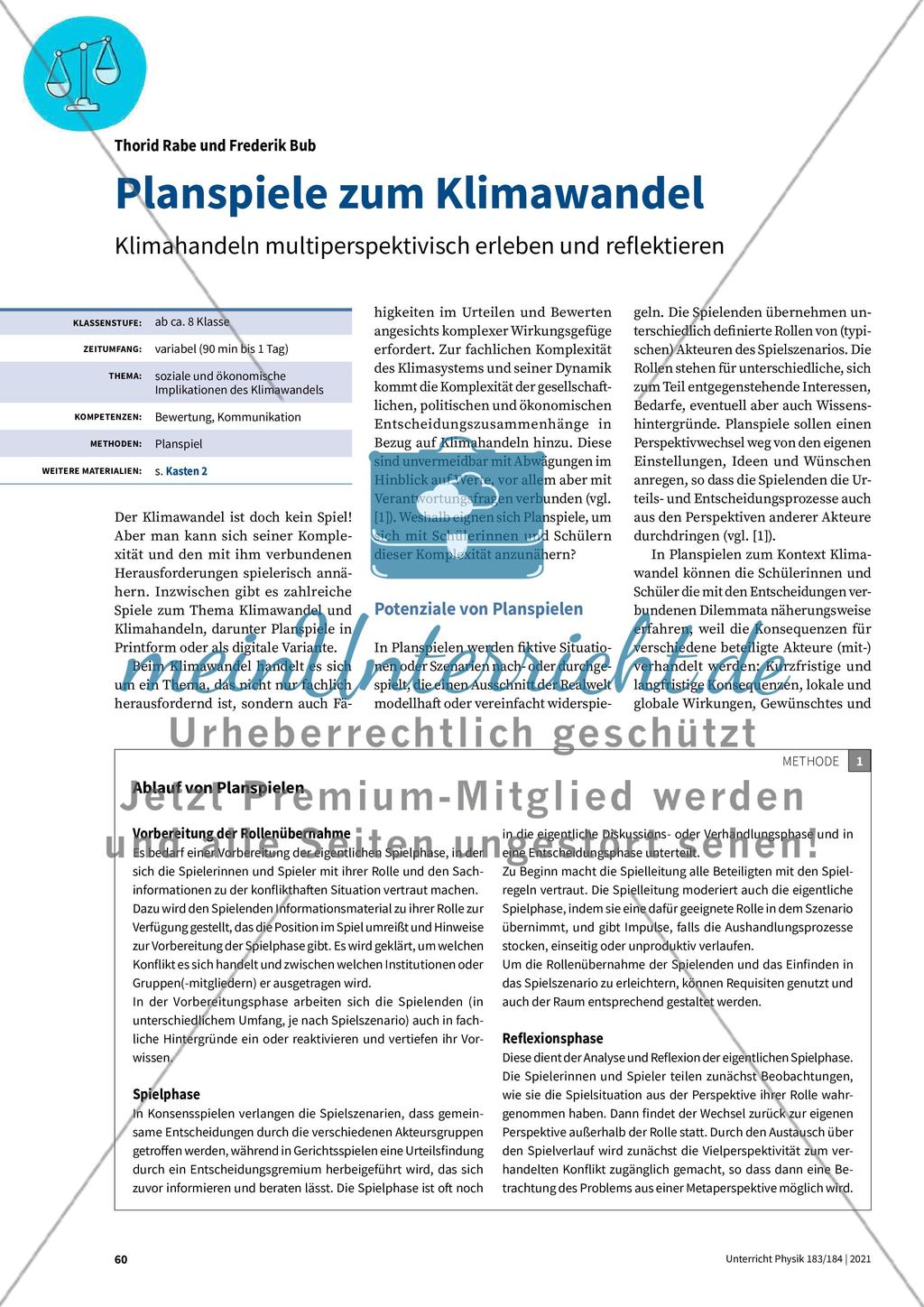 Planspiele zum Klimawandel Preview 1