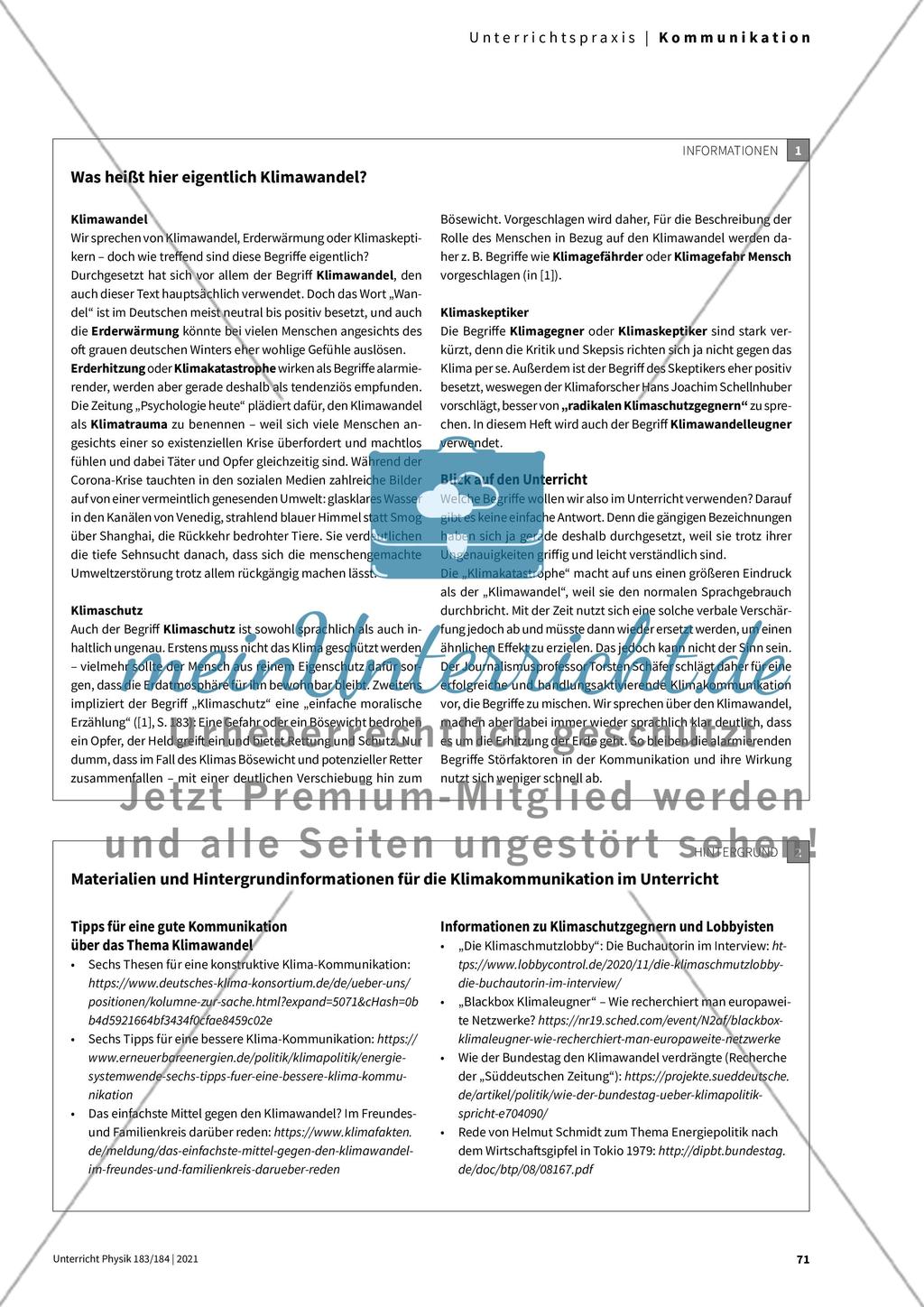 Klimawandel und Erderhitzung – reden wir drüber! Preview 2