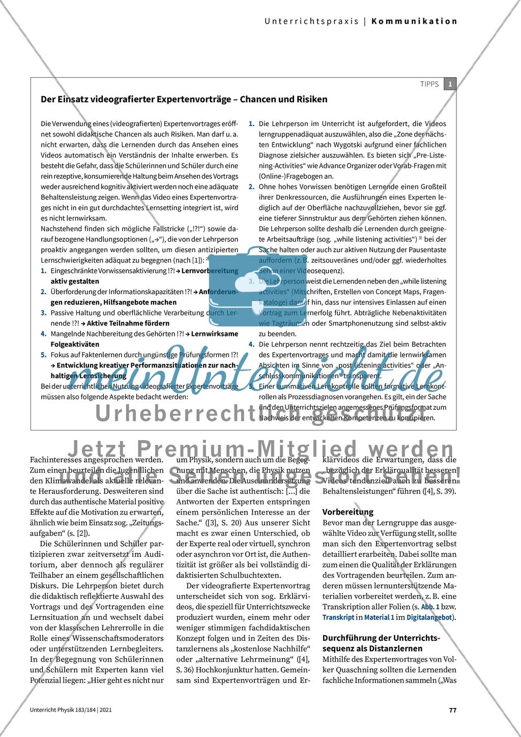 Mit Youtube Klima-Experten in den Physikraum holen Preview 2