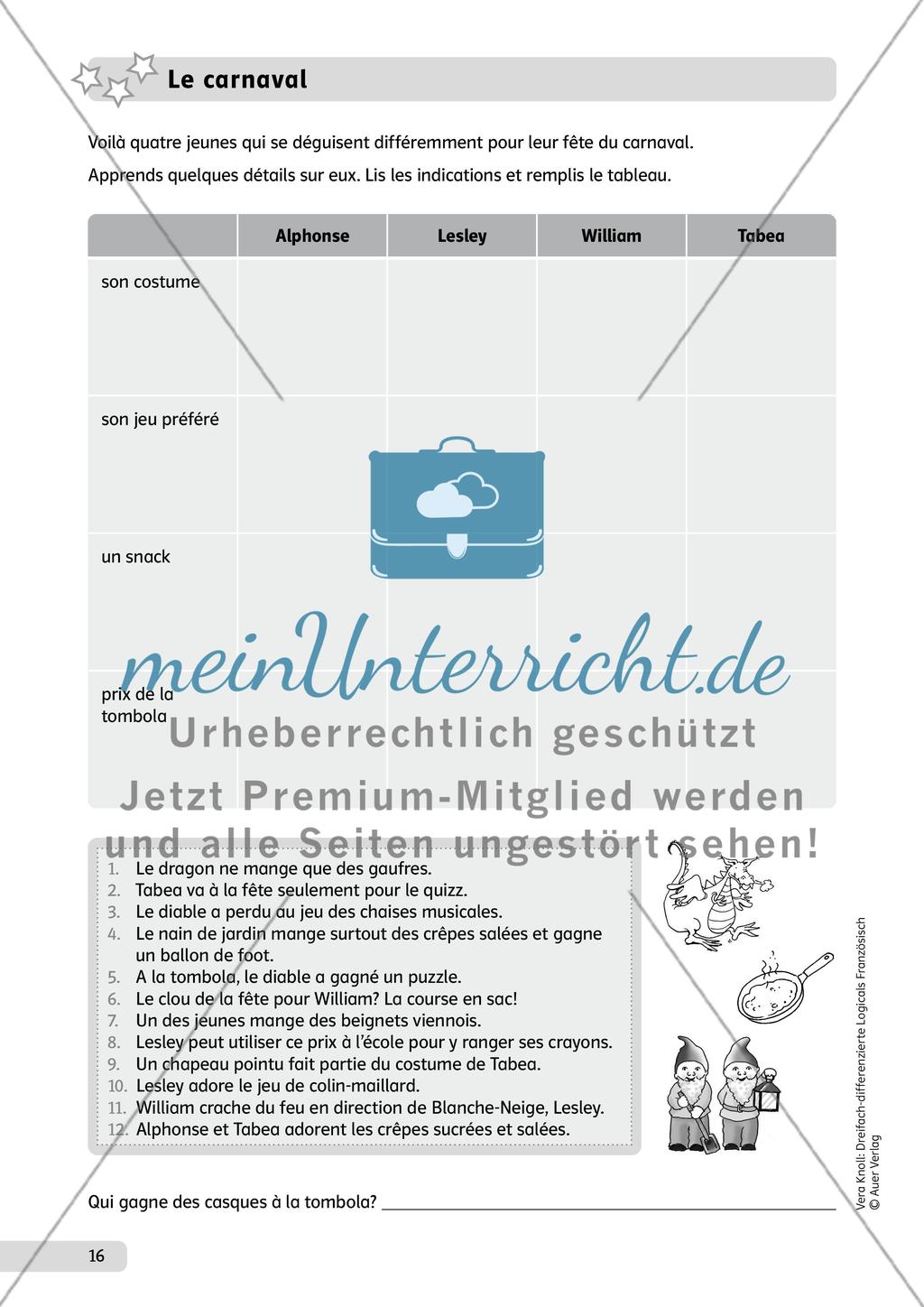Dreifach-differenzierte Logicals Französisch - Teil 1 Preview 11