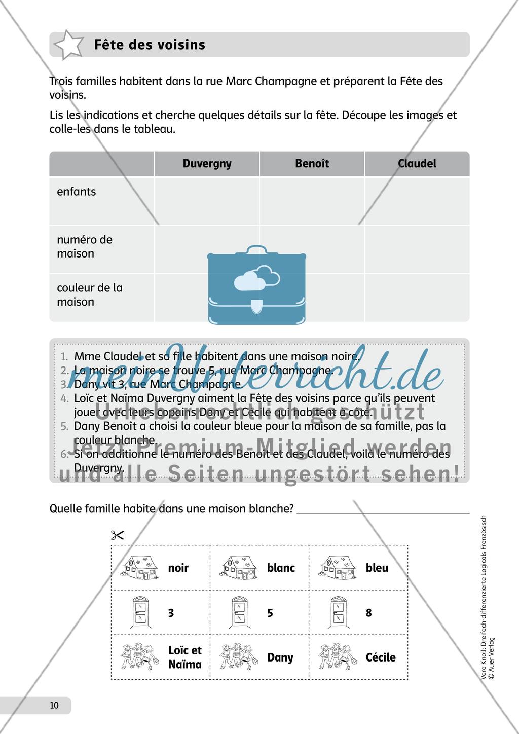 Dreifach-differenzierte Logicals Französisch - Teil 1 Preview 5