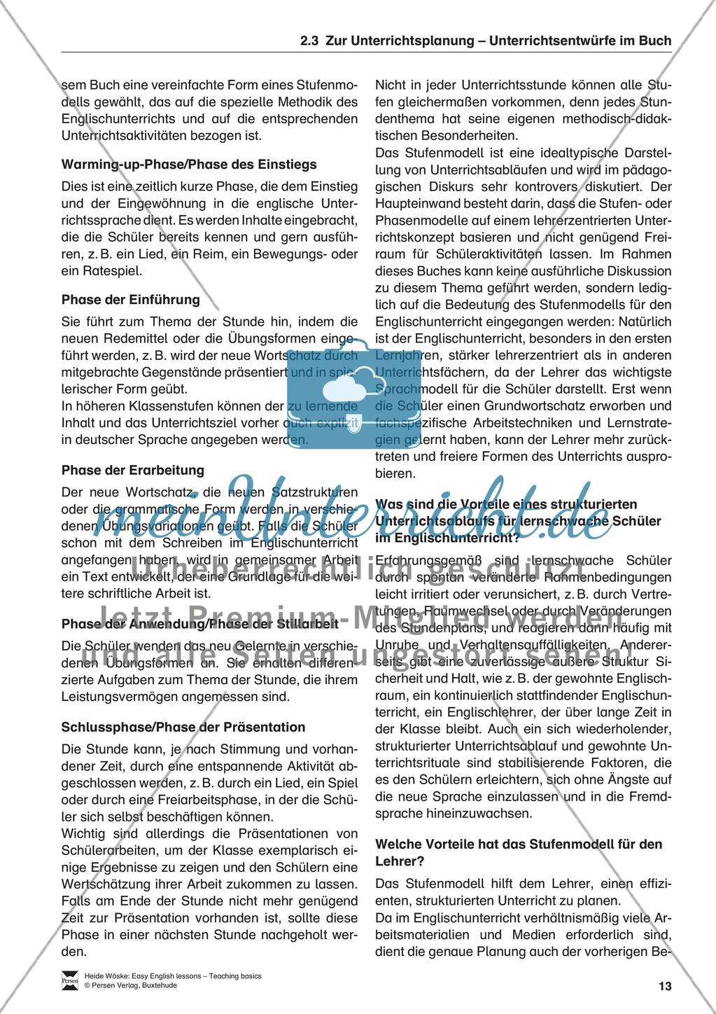 Organisation und Planung des Englischunterrichts Preview 4