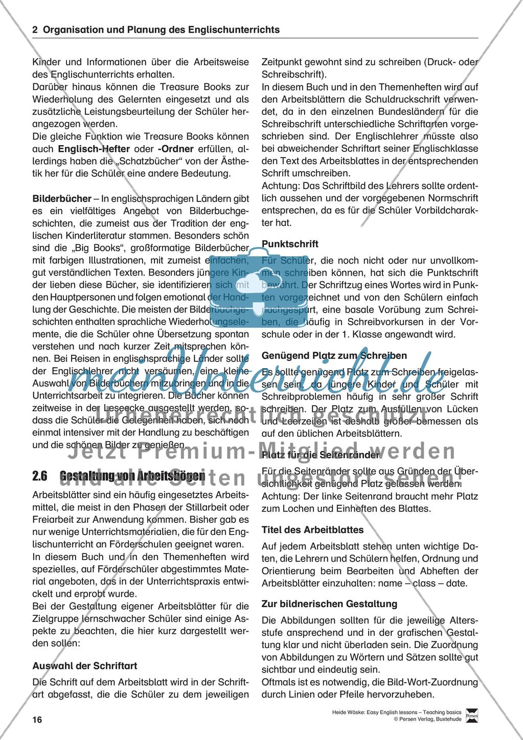 Organisation und Planung des Englischunterrichts Preview 7