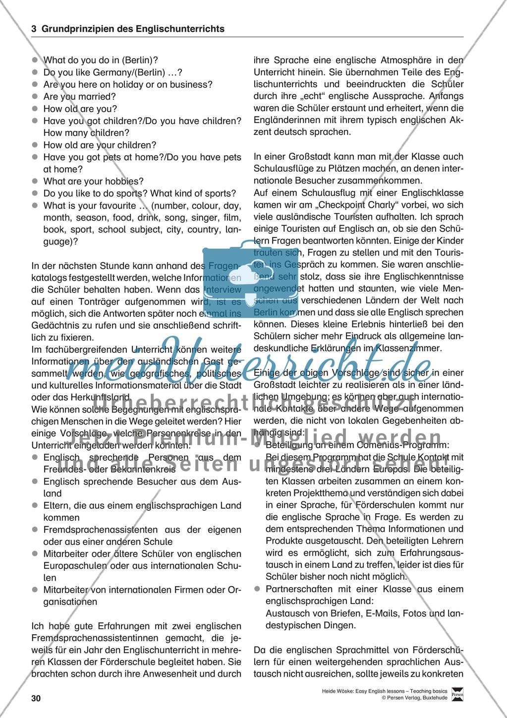 Grundprinzipien des Englischunterrichts Preview 10