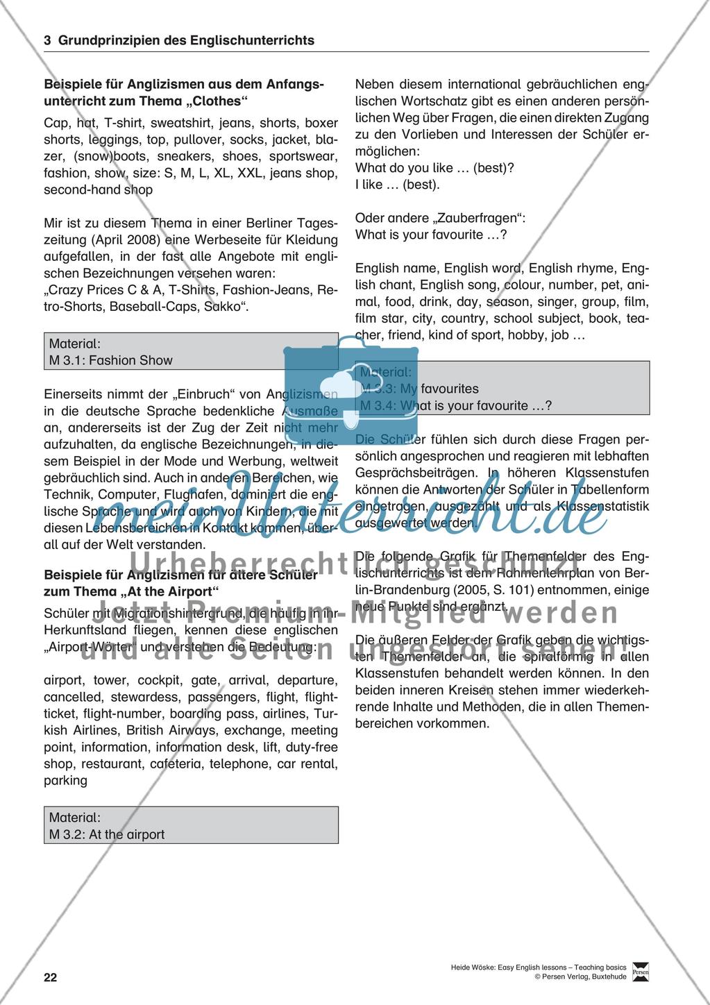 Grundprinzipien des Englischunterrichts Preview 2