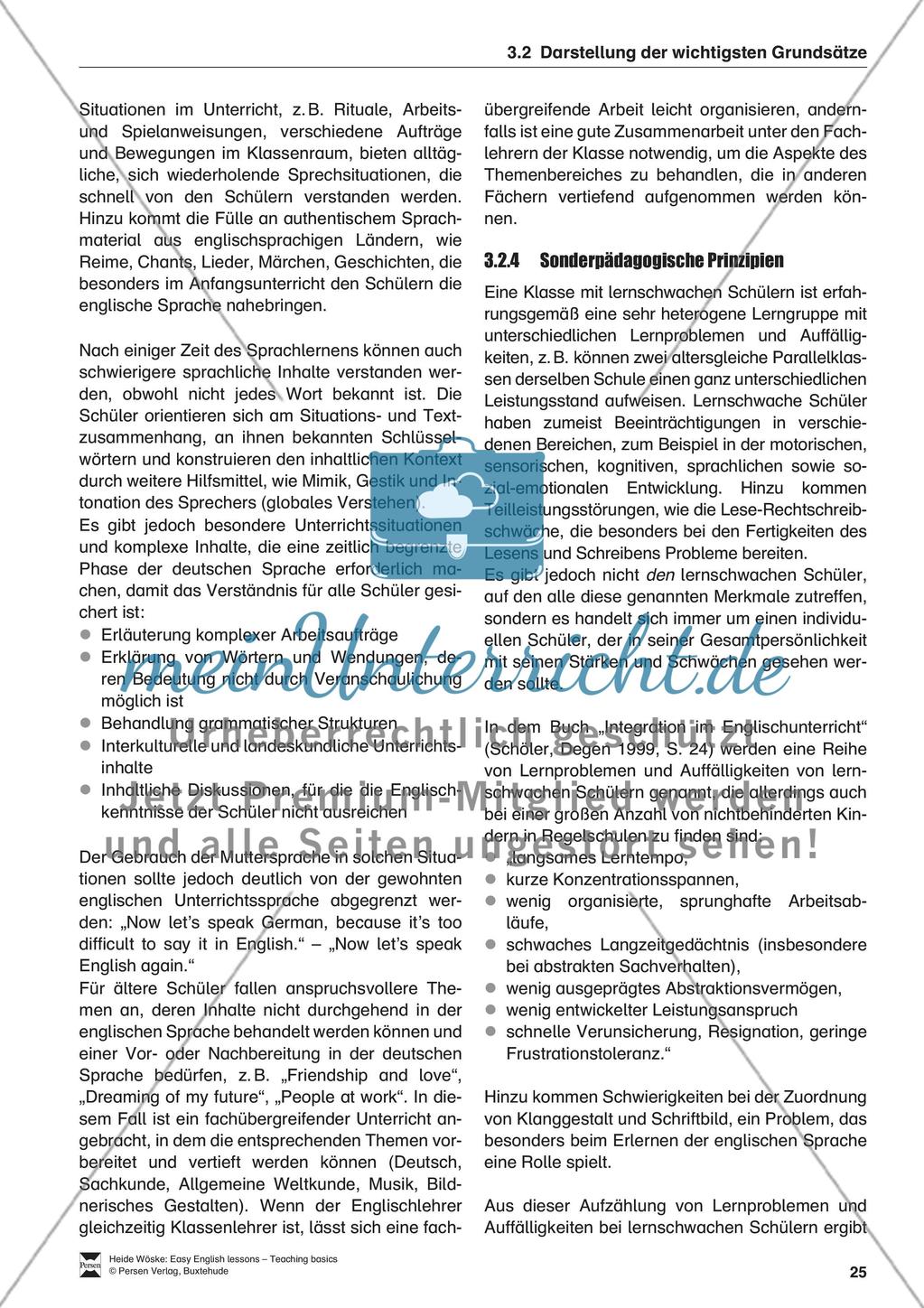 Grundprinzipien des Englischunterrichts Preview 5