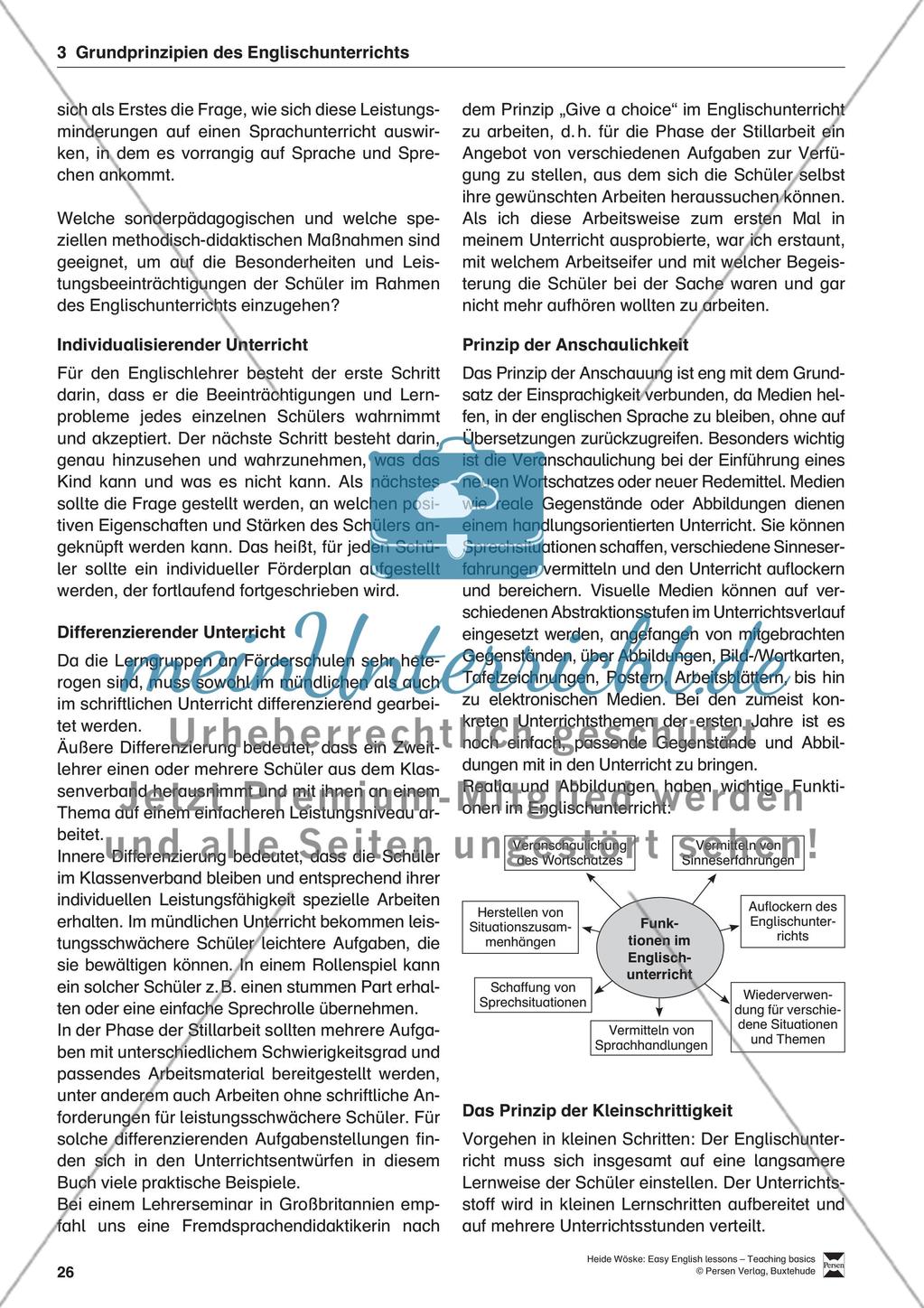 Grundprinzipien des Englischunterrichts Preview 6