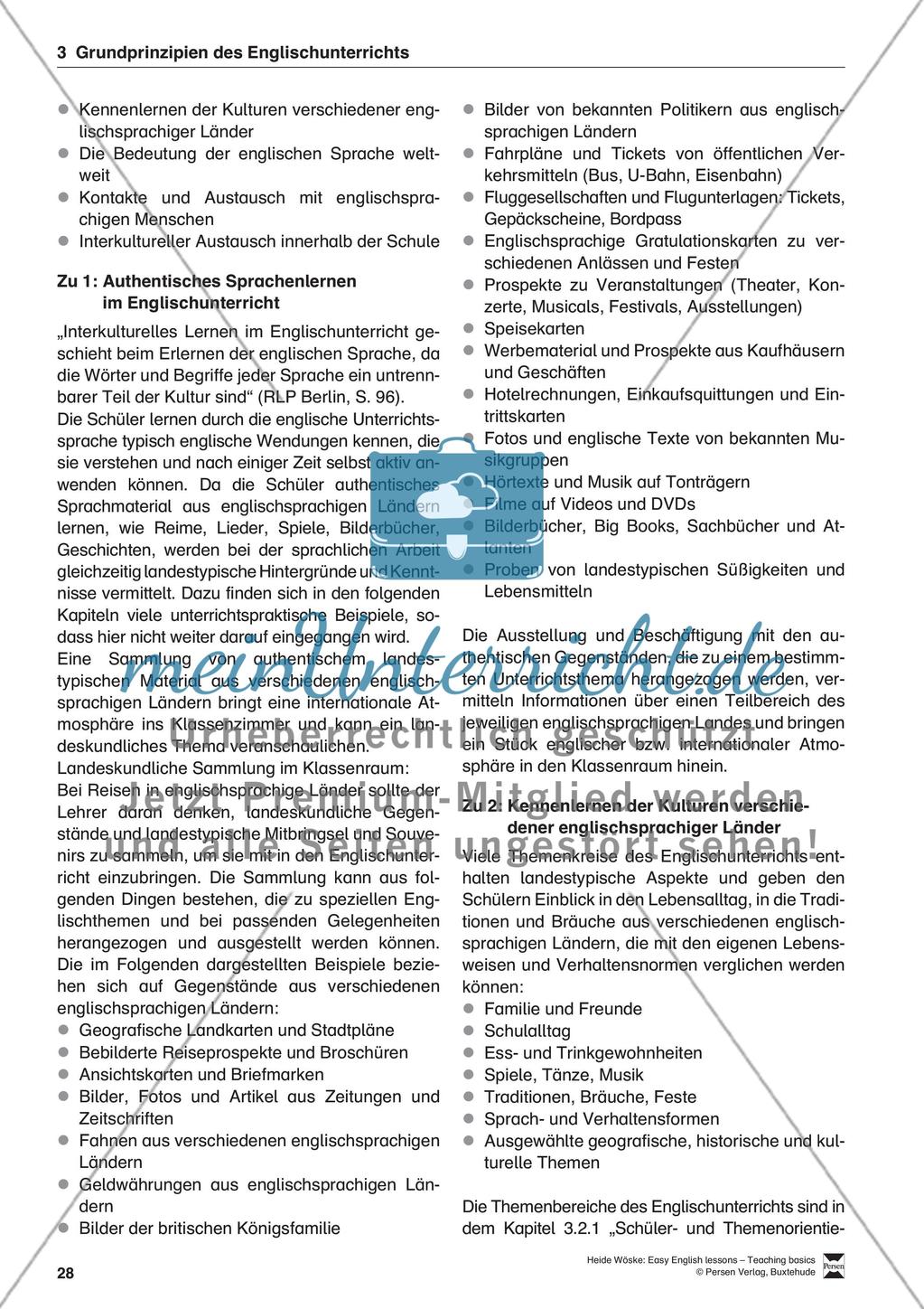 Grundprinzipien des Englischunterrichts Preview 8