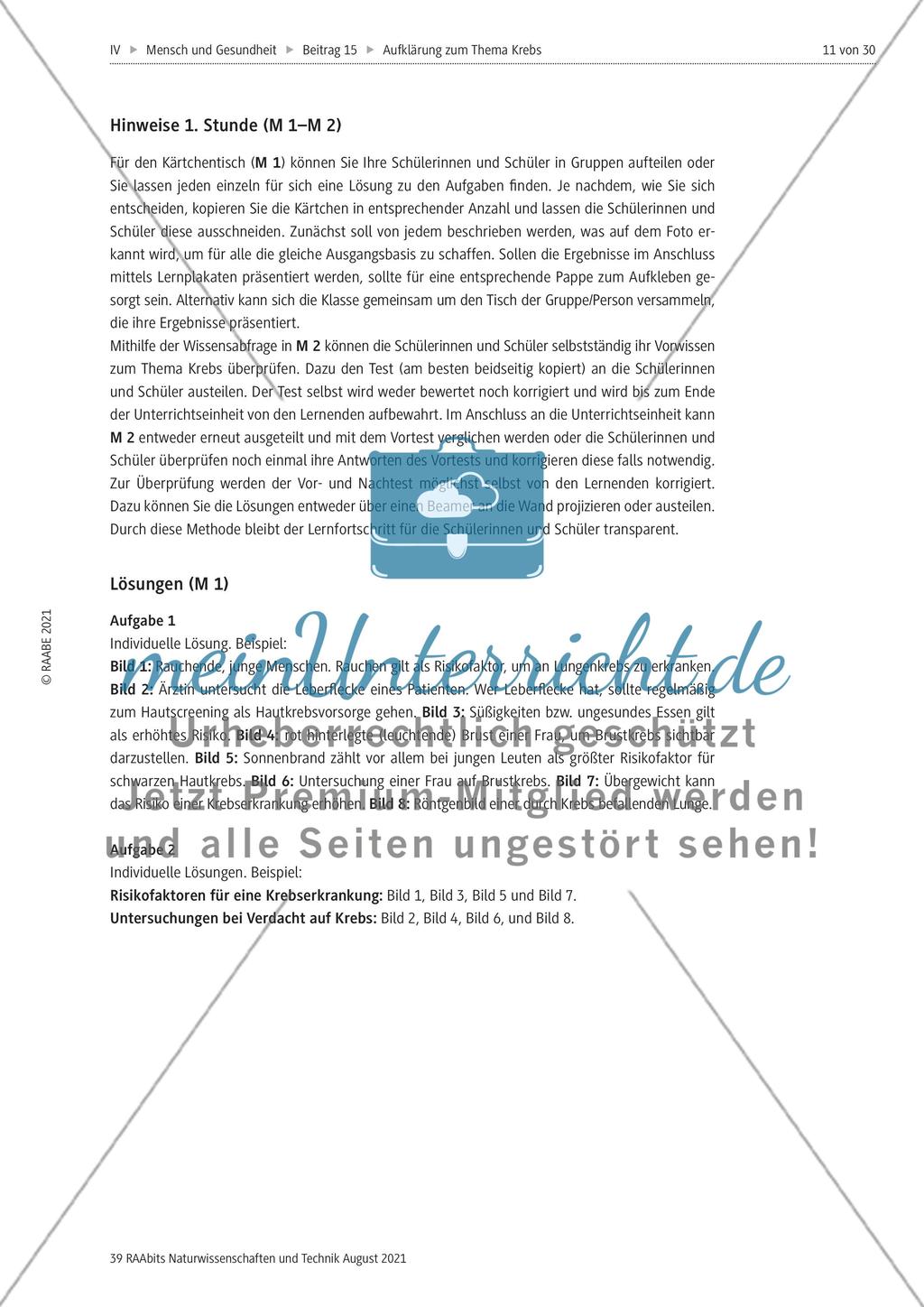 Einführung in das Thema Krebs Preview 4