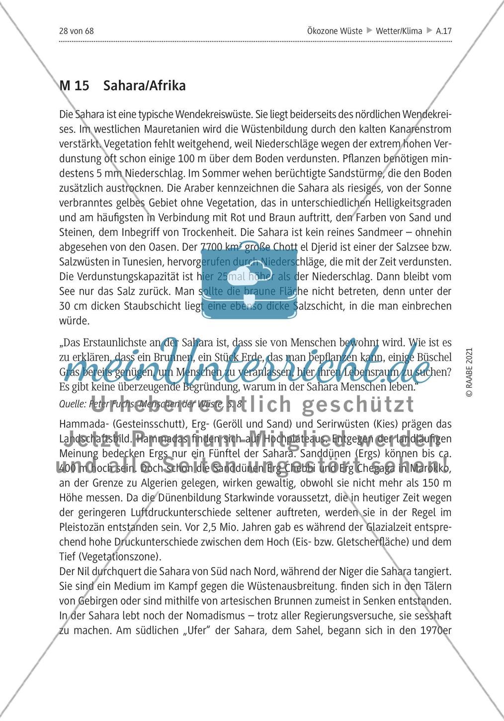 Wüsten - ein Überblick Preview 18