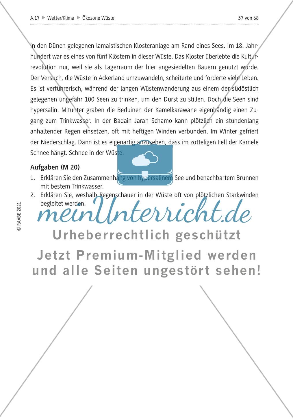 Wüsten - ein Überblick Preview 27