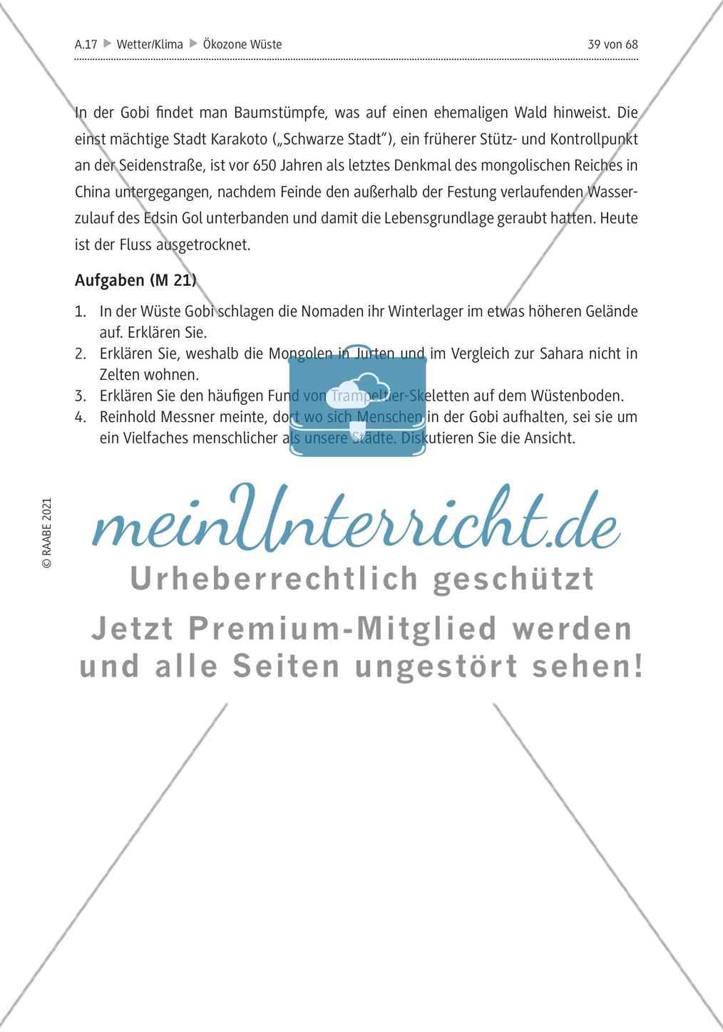 Wüsten - ein Überblick Preview 29