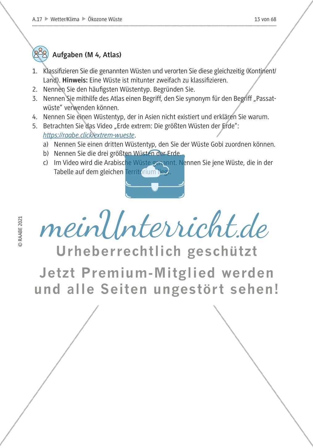 Wüsten - ein Überblick Preview 3