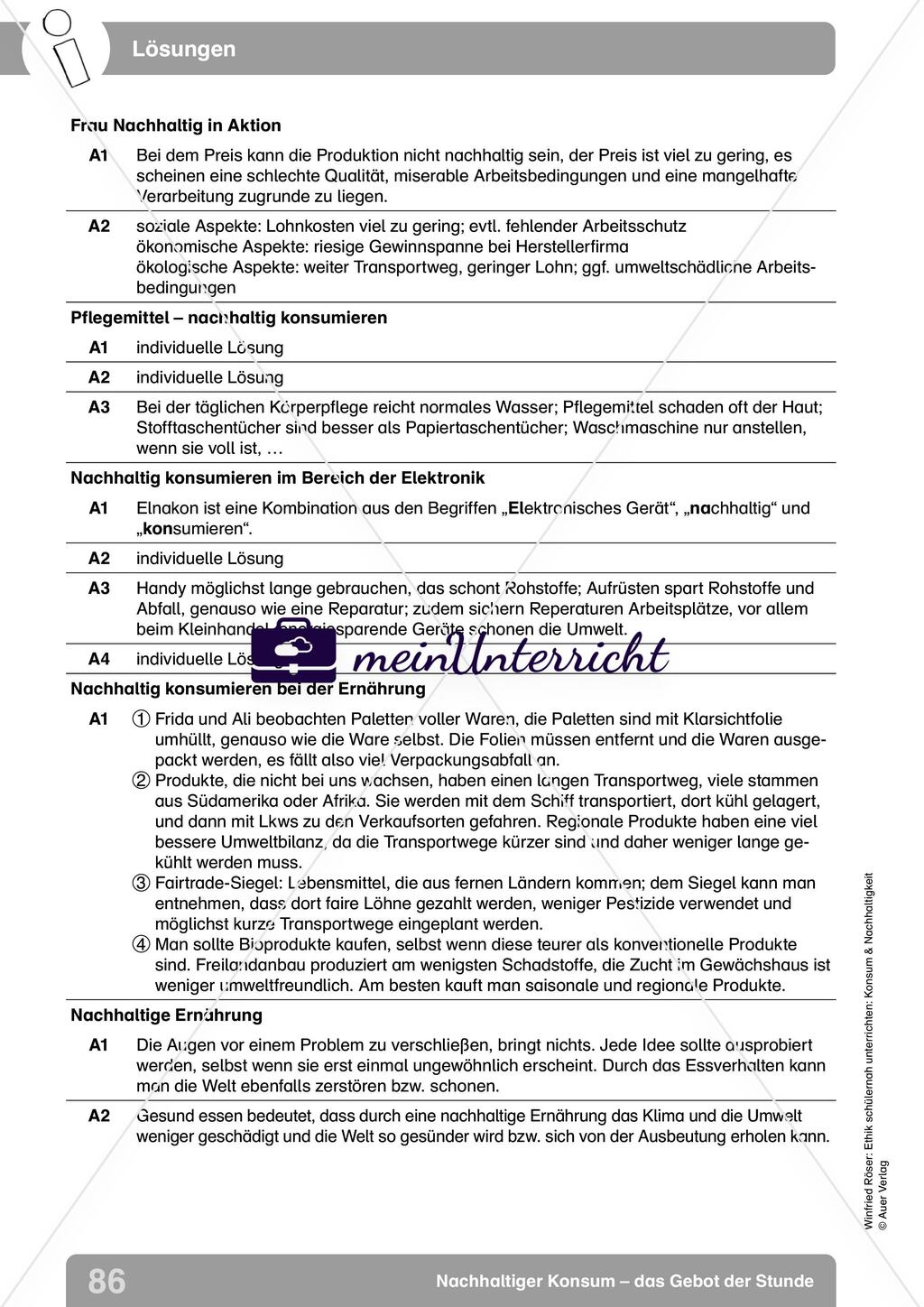 Nachhaltiger Konsum - das Gebot der Stunde - Teil 2 Preview 13