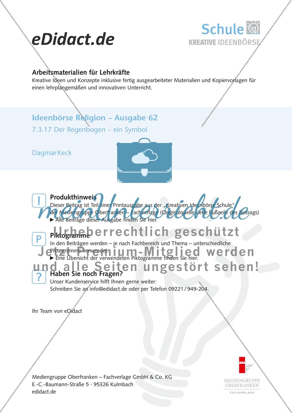 Der Regenbogen – ein Symbol Preview 1