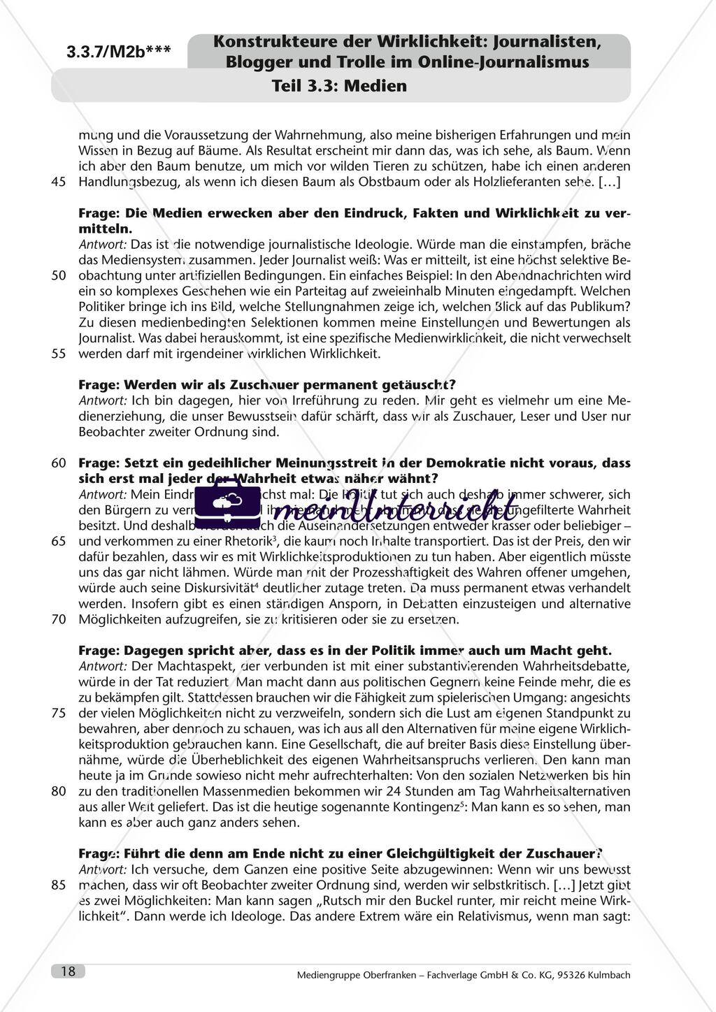 Konstrukteure der Wirklichkeit: Journalisten, Blogger und Trolle im Online-Journalismus Preview 18