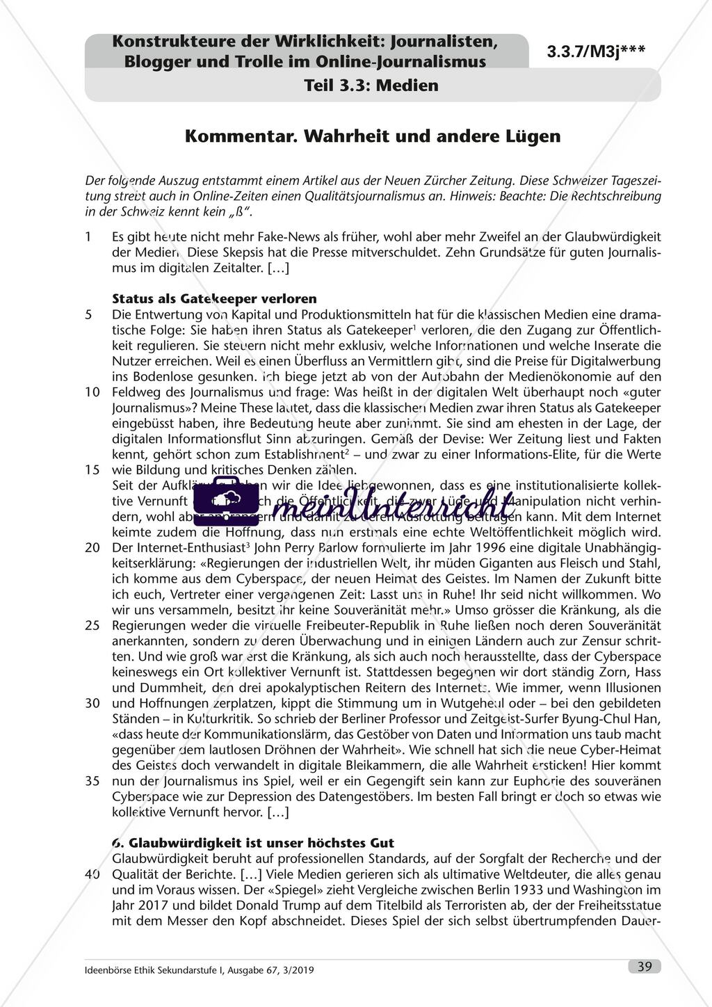 Konstrukteure der Wirklichkeit: Journalisten, Blogger und Trolle im Online-Journalismus Preview 39