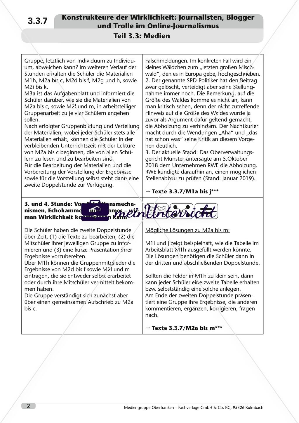 Konstrukteure der Wirklichkeit: Journalisten, Blogger und Trolle im Online-Journalismus Preview 3
