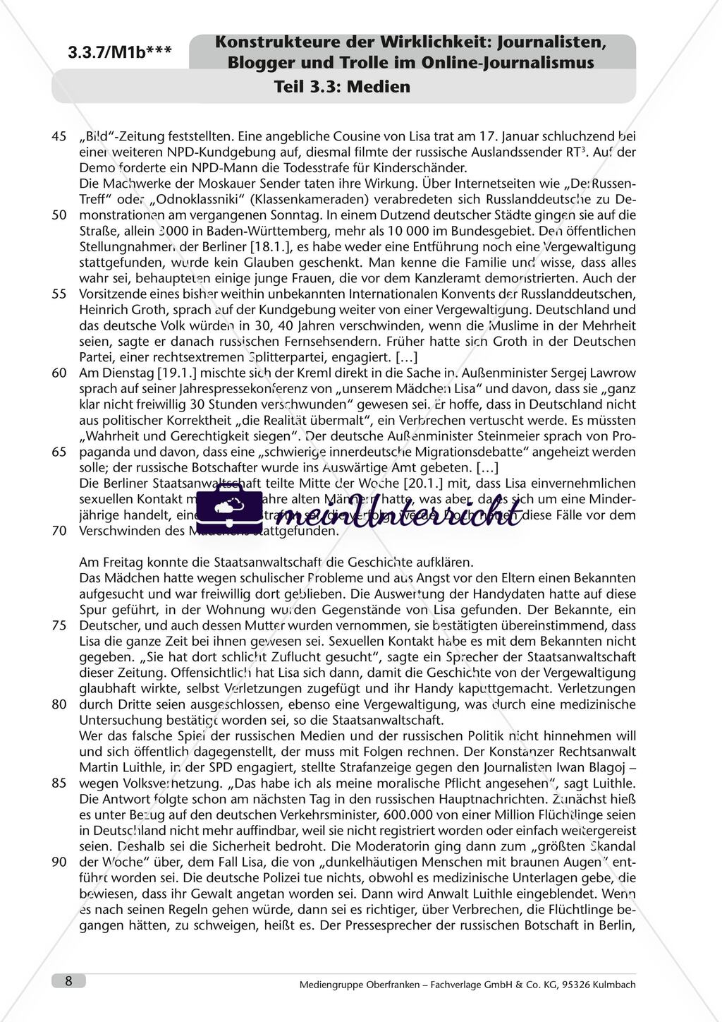 Konstrukteure der Wirklichkeit: Journalisten, Blogger und Trolle im Online-Journalismus Preview 8