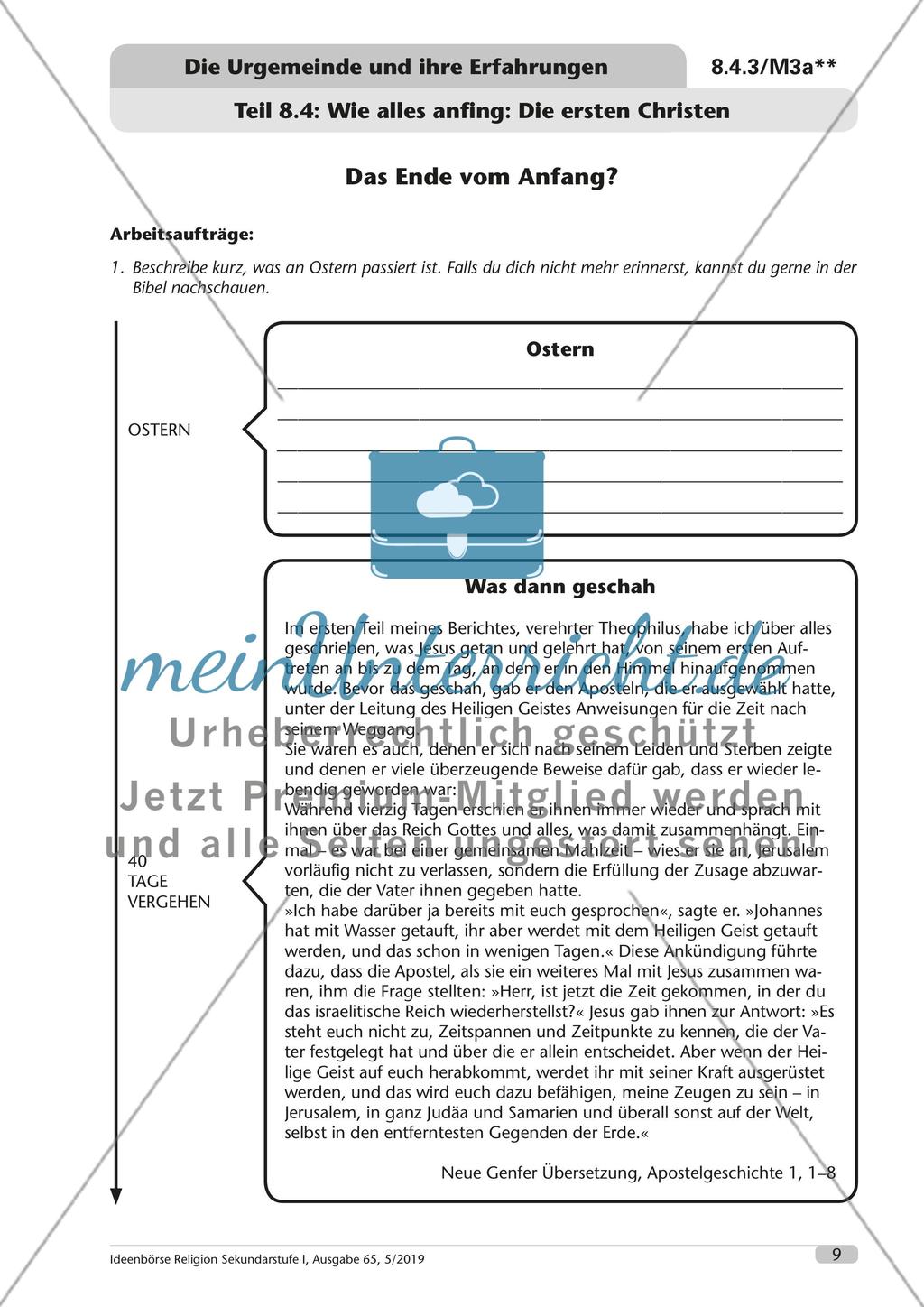 Die Urgemeinde und ihre Erfahrungen Preview 10