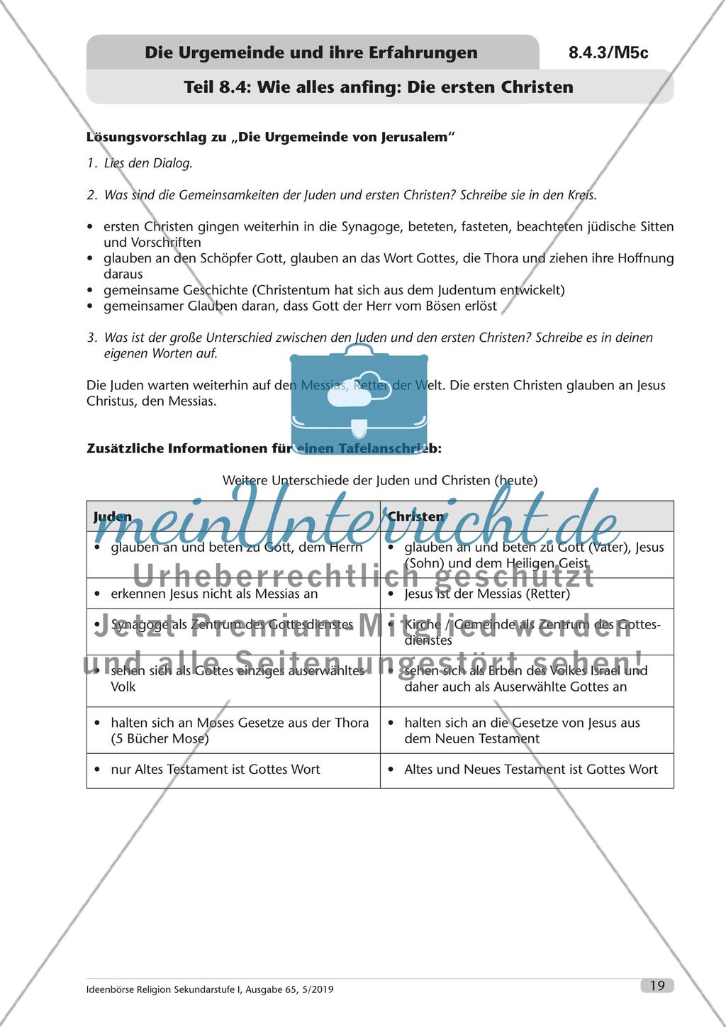 Die Urgemeinde und ihre Erfahrungen Preview 20