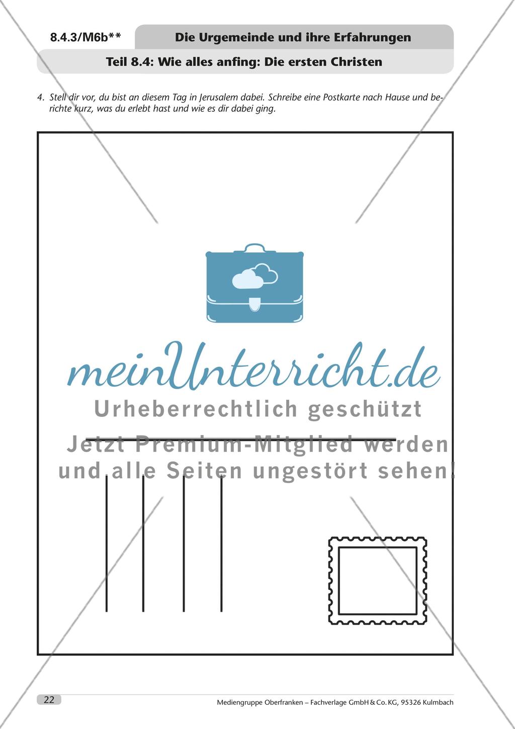 Die Urgemeinde und ihre Erfahrungen Preview 23