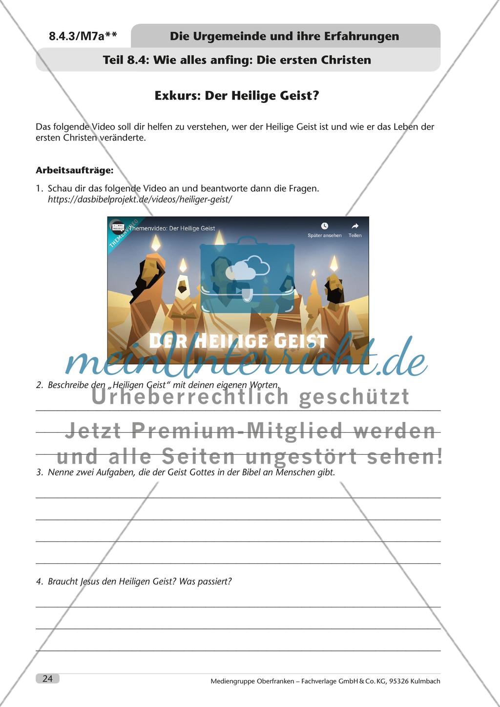 Die Urgemeinde und ihre Erfahrungen Preview 25