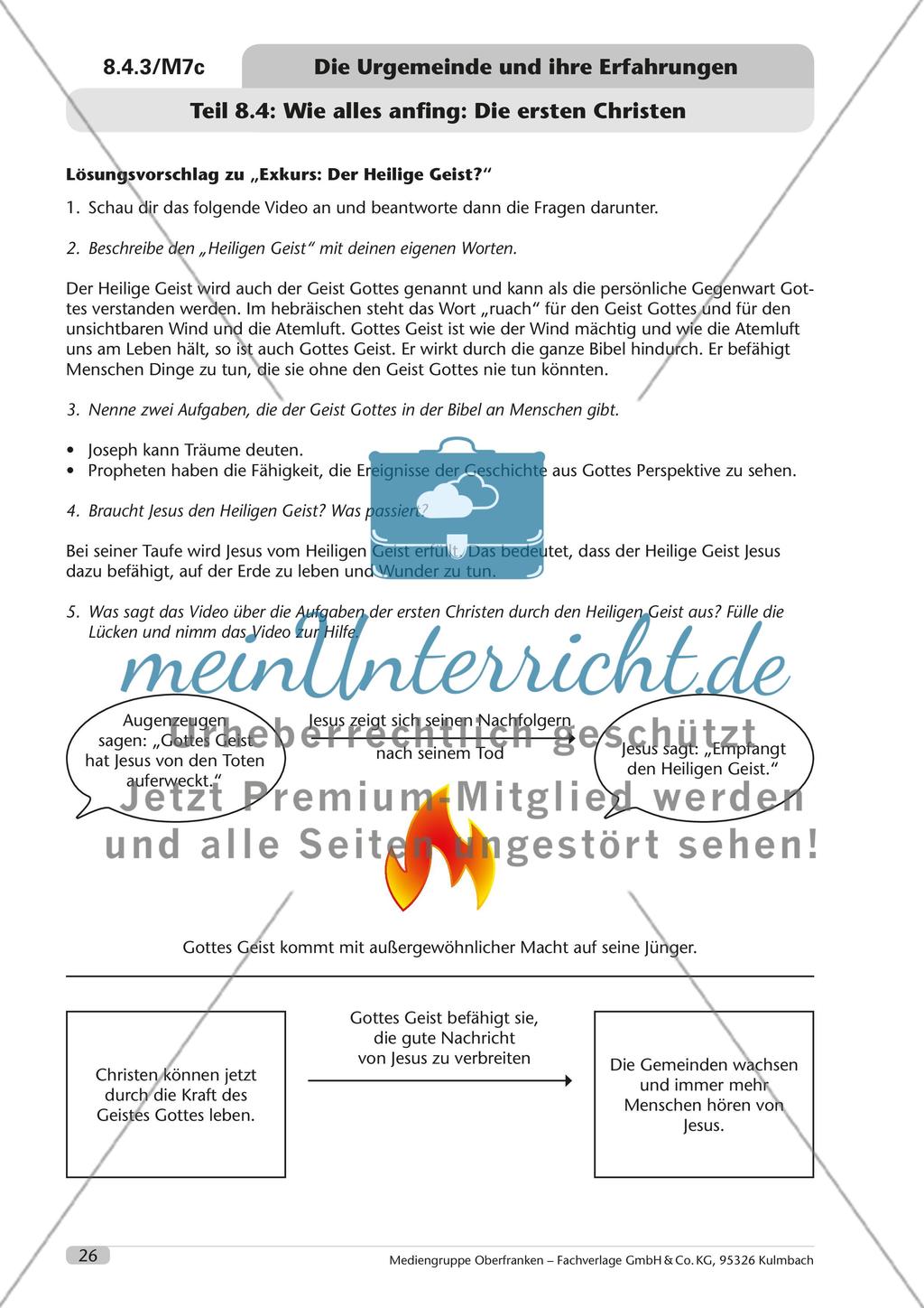 Die Urgemeinde und ihre Erfahrungen Preview 27